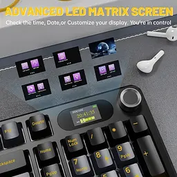 Клавіатура Attack Shark X98 Pro RGB Linear Blueberry Switch Star Black (AS-6972792470498-SB-UA) [166775] - мініатюра 9