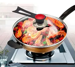 Ручка підставка для кришки каструлі сковороди 15.5 см, Kitchen Master Червоний 87312 - мініатюра 4