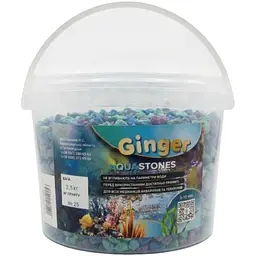 Грунт Аква Ginger Pro 2.5кг №25 річка 5-10 мм 