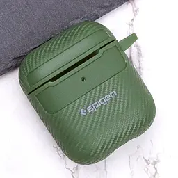 Футляр SGP Shockproof для навушників Airpods 1/2 Pine green - мініатюра 3