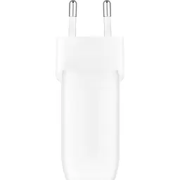Мережевий зарядний пристрій Belkin Boost Up Charge Pro Dual USB-C 60W White (WCB010VFWH) [158902] - мініатюра 3