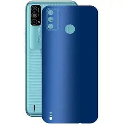 Защитная пленка StatusSKIN для Tecno Spark Go 2021 Корпус Винил Синий матовый
