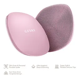 Щітка для обличчя GESKE Facial Brush 4 в 1 рожева - мініатюра 2