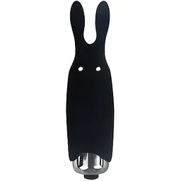 Вібратор для клітора Adrien Lastic Pocket Vibe Rabbit 8.5 см чорний
