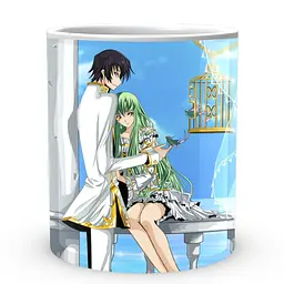 Кухоль GeekLand Код Гіас Code Geass обійми CG.02.19 330 мл білий - мініатюра 3