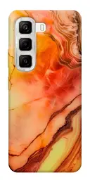 Чохол Demsky Червоний корал мармур для Infinix Hot 50 4G