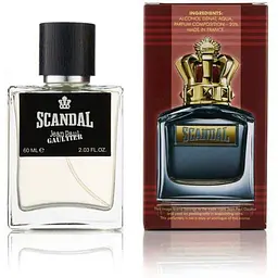 Туалетна вода для чоловіків BEST CHOICE 60мл РЕПЛИКА чол Jean Paul Gaultier Scandal