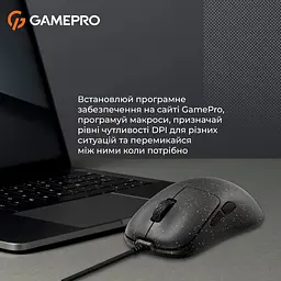 Миша GamePro GM690D Black/Orange [126086] - мініатюра 9