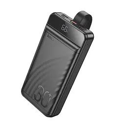 Універсальна мобільна батарея Hoco J123B Element 30000 mAh Black (35153_3345053)