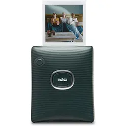 Подарунковий набір фотопринтер Fujifilm Instax SQ Link Green, Фотопапір 20 шт, Чохол, Фотоальбом на 80 фото Зелений - мініатюра 4