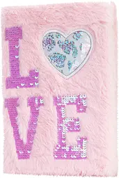 Блокнот пухнастий Love, А5, 80 аркушів, 80 г/м² (В асортименті)