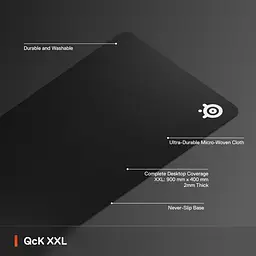 Ігрова поверхня SteelSeries Qck XXL 900х400х2мм (63429) - мініатюра 2