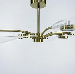 Стельова люстра з пелюстками з прозорого акрилу | Арт. C 11-850 | Line F - мініатюра 4