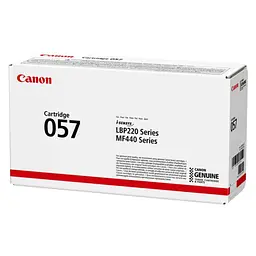 Картридж Canon 057 Black 3.1K (3009C002)