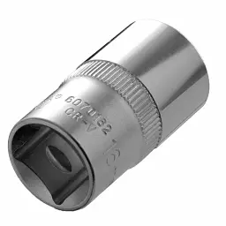 Насадка шестигранна коротка 1/2" 16мм CrV ULTRA (6070162) - мініатюра 3