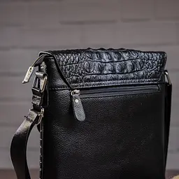 Чоловіча шкіряна сумка Vintage 25х27х5,5 см sum0012361 - мініатюра 6