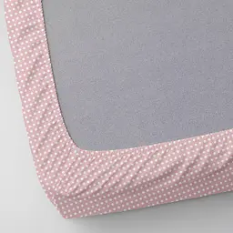 Простирадло на резинці для коляски та люльки Cosas Rose Dots 40х80х5 см (DropRose_FittedStroller_40х80) - мініатюра 5
