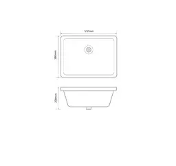Раковина накладна Mixxus PREMIUM STYLE-1701 з переливом (MP6567) - мініатюра 4