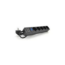Мережевий фільтр живлення Merlion 5 розеток, 1,8 м + 2*USB (B518U)