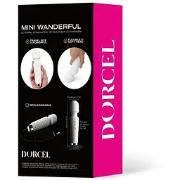 Мінівібромасажер Dorcel Wand Mini Wanderful White - мініатюра 6