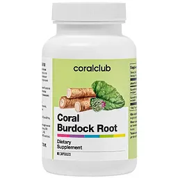 Корал Бурдок Рут Корал Клаб, 90 капсул | Coral Burdock Root Coral Club