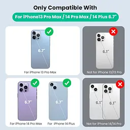 Чохол із зарядним для iPhone 14Plus/14Pro Max/13Pro Max, потужний портативний захисний чохол для зарядки ємністю 8600 мАг - мініатюра 4