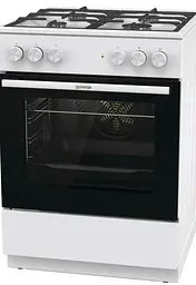 Плита комбінована Gorenje GK6A40WFFM (чавунні решітки, гриль, конвекція) - мініатюра 4