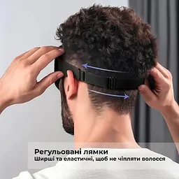Маска для сну + беруші 3D Sleep Mask Чорний, анатомічні беруші та пов'язка на очі для сну - мініатюра 5