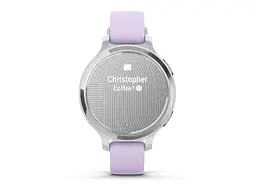 Смарт-годинник Garmin Lily 2 Active Silver with Purple Jasmine Silicone Band (010-02891-01) - мініатюра 8