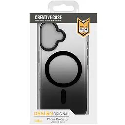 Чохол TPU+PC Phantom with Magnetic Fit для Apple iPhone 16 (6.1") Black - мініатюра 3