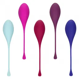 Набір вагінальних кульок California Exotics Kegel Training 5-Piece Set - мініатюра 2