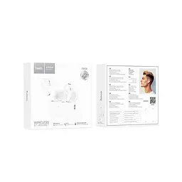 Навушники бездротові Hoco EW56 Generoso true wireless BT headset білі - мініатюра 2