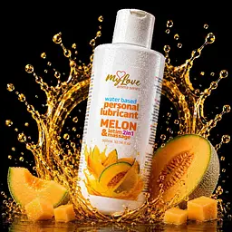 Лубрикант MyLove Aroma Series IntimMassage 2in1 Melon, 300 мл - мініатюра 2