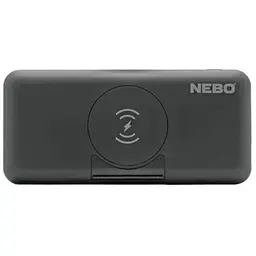 Павербанк Nebo 10K Powerbank w/ Kickstand & wWreless Charging, 10 000 mAh Темно-сірий - мініатюра 2