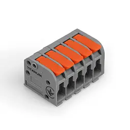 Клемник швидкого монтажу 5п сірий PA (TF-KNG-415) TITANUM TITANUM (29067-000)