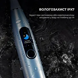 Електрична зубна щітка Oclean X Plus Pro Digital Silver - мініатюра 13