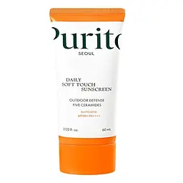 Щоденний сонцезахисний крем із церамідами Purito Daily Soft Touch Sunscreen SPF 50+ PA++++ 60 мл