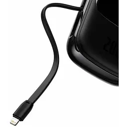 Портативна батарея Baseus Qpow Digital Display Quick Charge 20000 mAh 20W Lightning Cable PPQD-H01 Bl - мініатюра 4