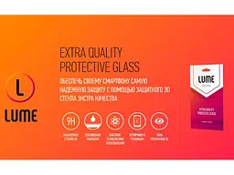 Скло Lume Protection 2.5D Silk Narrow Border for iPhone 12 Pro Max Front Black - мініатюра 4