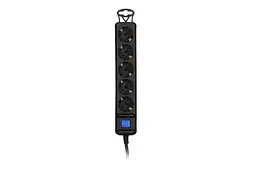 Подовжувач мережевий 5 розеток 5 метрів 2E Power Extension 5 Type F 5m 16A Black - мініатюра 3