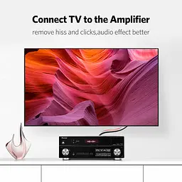 Міжкомпонентний аудіо кабель Ugreen AV104 2RCA to 2RCA Audio Cable 10518 2м Чорний - мініатюра 5