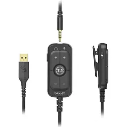 Ігрова гарнітура Bloody A4Tech M590i USB + 4-Pin 3.5 mm White (M590i (Sports Navy)) - мініатюра 3
