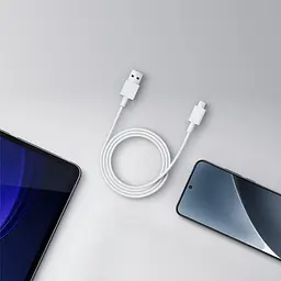 Кабель Xiaomi USB Type C 3 A (BHR 087 GGL) white 1 m UA - мініатюра 4