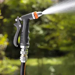 Конектор для поливального шлангу 1/2"-5/8" з системою "Aquastop" Claber Metal-Jet 9611 - мініатюра 3