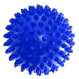 Масажний м'ячик EasyFit PVC 9 см жорсткий синій (EF-1064-BL)