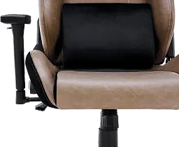 Геймерське крісло GT Racer чорне з коричневим (X-2420 Black/Brown) - мініатюра 13