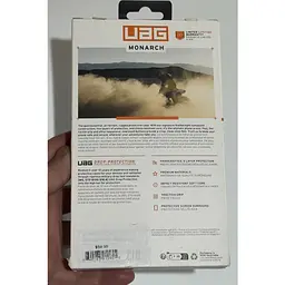 Оригінальний протиударний чохол UAG Monarch для Samsung Galaxy S24 Ultra (6.8") Carbon Fiber 214415114242 - мініатюра 5