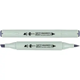 Набір спиртових маркерів Santi Brush SA-CG6 холодний сірий 6, 6 шт. (390932)