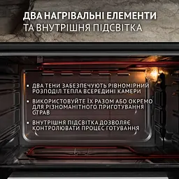 Електрична піч Perfelli Classic 37 Black - мініатюра 4