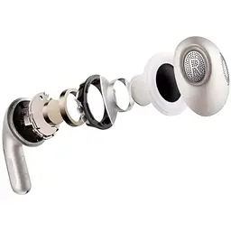 Бездротові навушники Xiaomi Buds 5 Titan Grey (BHR9084GL) сірі - мініатюра 3